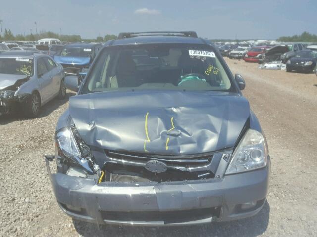 KNDMB233766096471 - 2006 KIA SEDONA EX BLUE photo 7