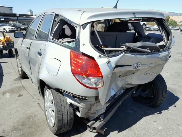 2T1KR32E53C097375 - 2003 TOYOTA MATRIX SILVER photo 3