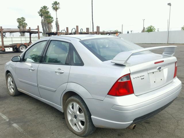 1FAFP38Z27W222904 - 2007 FORD FOCUS ST SILVER photo 3