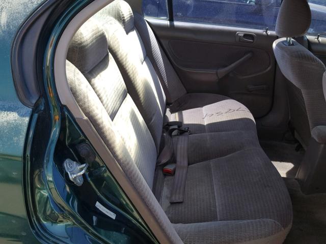 2HGEJ6617YH516709 - 2000 HONDA CIVIC BASE GREEN photo 6