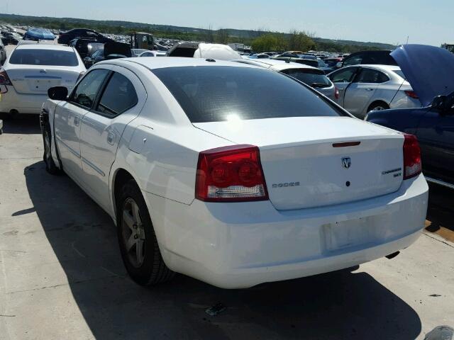 2B3CA3CV3AH312248 - 2010 DODGE CHARGER SX WHITE photo 3