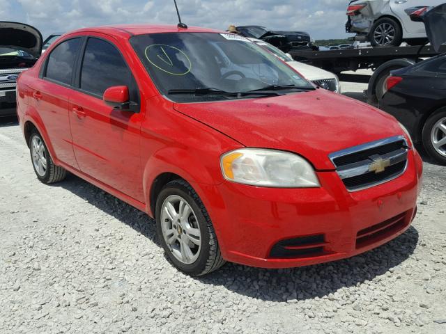 KL1TD5DE7BB138055 - 2011 CHEVROLET AVEO LS RED photo 1