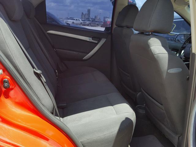 KL1TD5DE7BB138055 - 2011 CHEVROLET AVEO LS RED photo 6