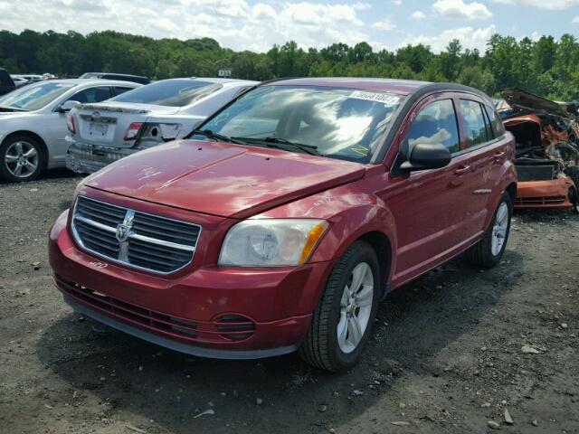 1B3CB4HA3AD660914 - 2010 DODGE CALIBER SX RED photo 2