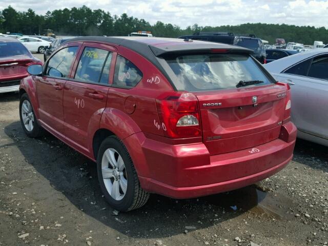 1B3CB4HA3AD660914 - 2010 DODGE CALIBER SX RED photo 3