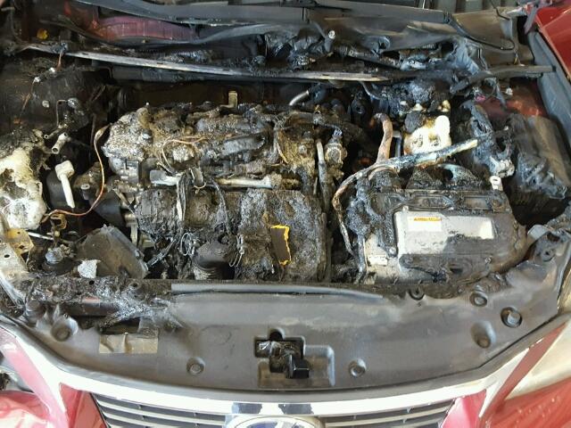 JTHKD5BH2C2058423 - 2012 LEXUS CT 200 RED photo 7