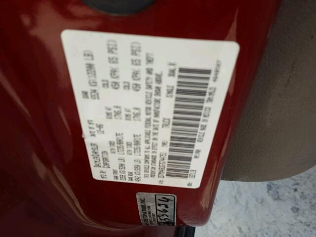 3D7MX48C67G744751 - 2007 DODGE RAM 3500 S BURGUNDY photo 10