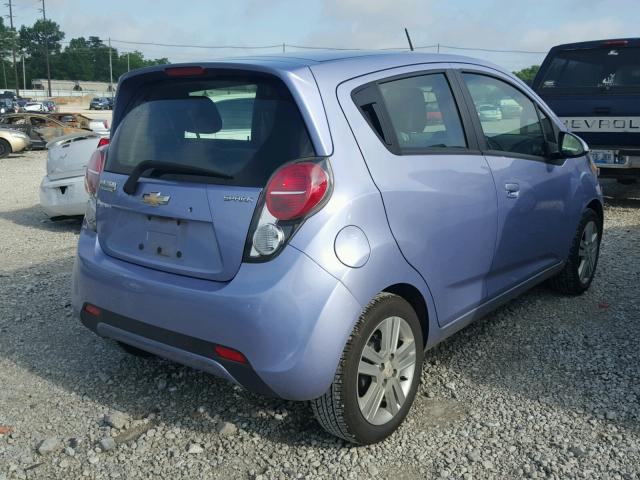 KL8CB6S96FC712390 - 2015 CHEVROLET SPARK LS BLUE photo 4