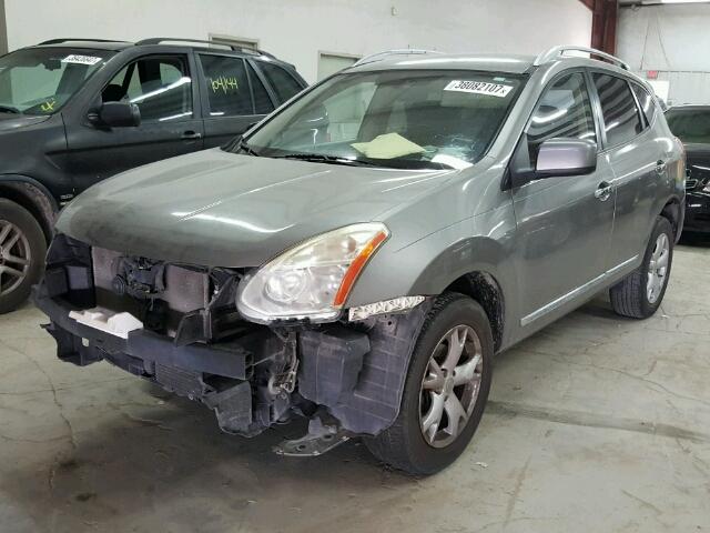 JN8AS5MT4BW563895 - 2011 NISSAN ROGUE S CHARCOAL photo 2