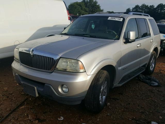 5LMEU78H23ZJ32165 - 2003 LINCOLN AVIATOR GRAY photo 2