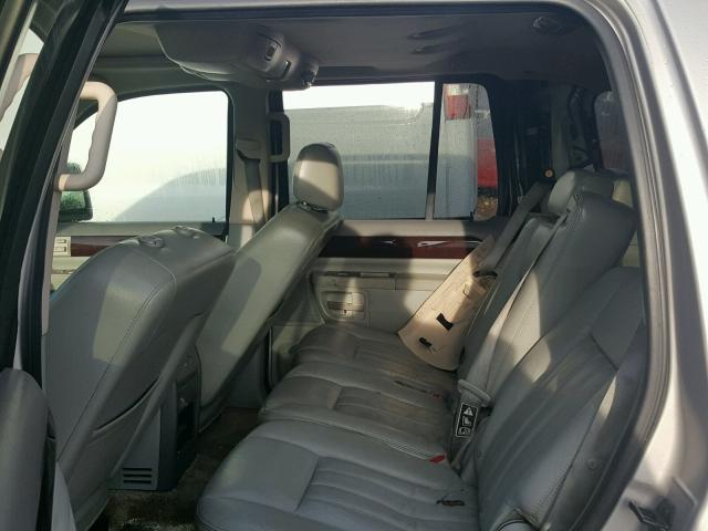 5LMEU78H23ZJ32165 - 2003 LINCOLN AVIATOR GRAY photo 6