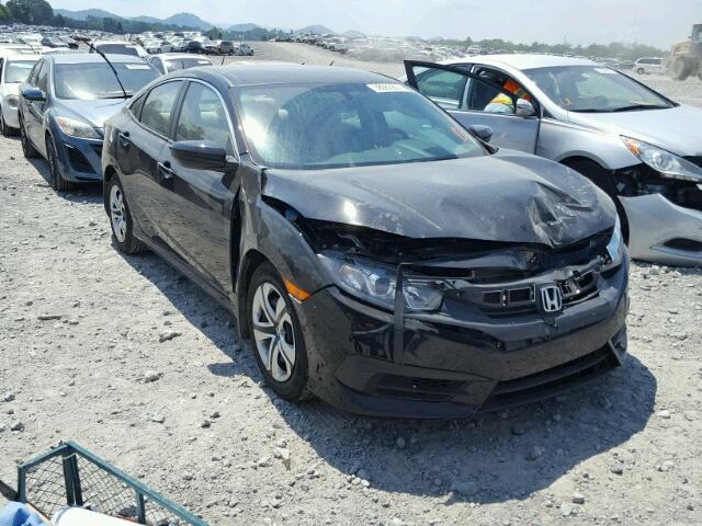 19XFC2F54GE099035 - 2016 HONDA CIVIC BLACK photo 1