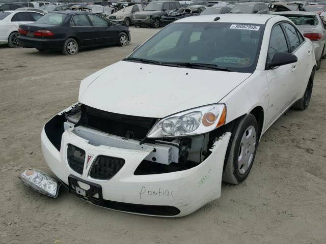 1G2ZF57B484147702 - 2008 PONTIAC G6 VALUE L WHITE photo 2