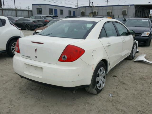 1G2ZF57B484147702 - 2008 PONTIAC G6 VALUE L WHITE photo 4