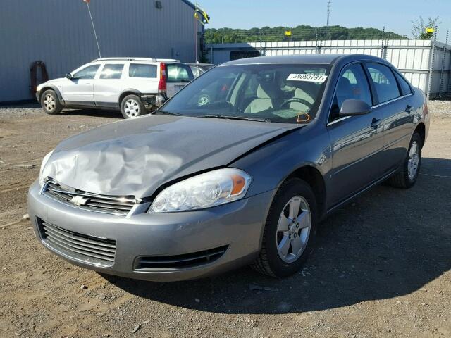 2G1WT55N879387764 - 2007 CHEVROLET IMPALA LT GRAY photo 2