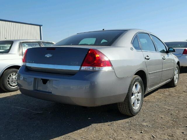 2G1WT55N879387764 - 2007 CHEVROLET IMPALA LT GRAY photo 4