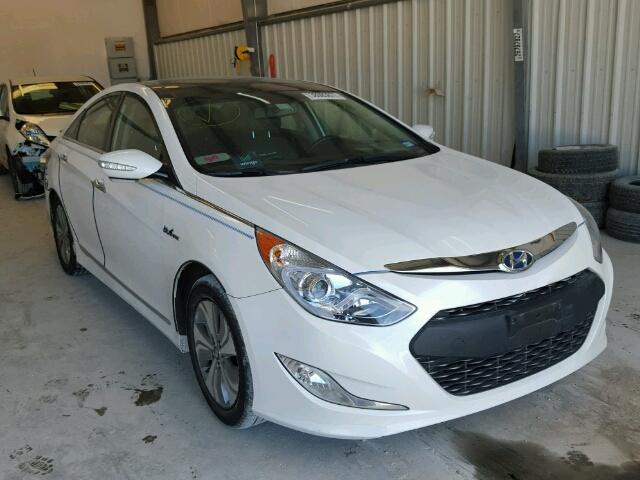 KMHEC4A41FA129272 - 2015 HYUNDAI SONATA HYB WHITE photo 1