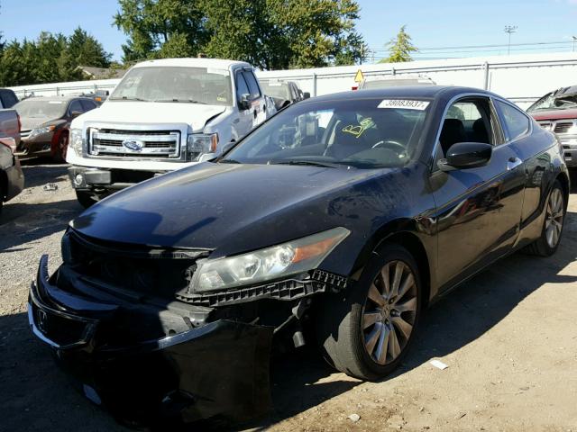 1HGCS22839A005224 - 2009 HONDA ACCORD EXL BLACK photo 2