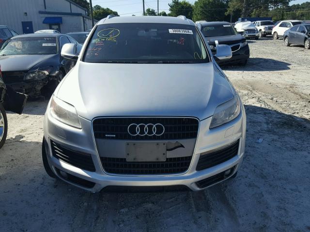 WA1EY74L17D063374 - 2007 AUDI Q7 3.6 QUA SILVER photo 9