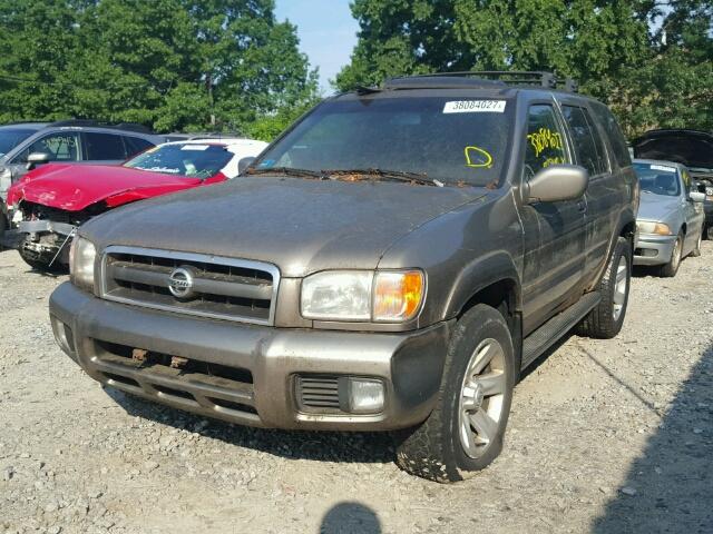 JN8DR09Y62W735974 - 2002 NISSAN PATHFINDER GRAY photo 2