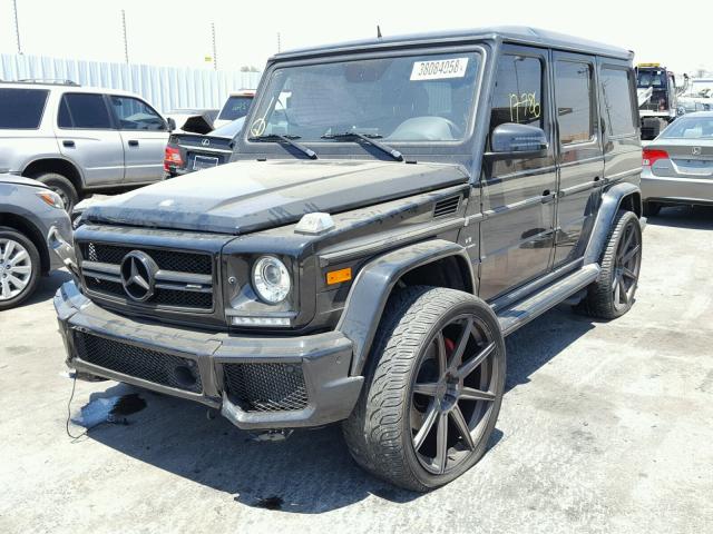 WDCYC7DF6GX246385 - 2016 MERCEDES-BENZ G 63 AMG BLACK photo 2