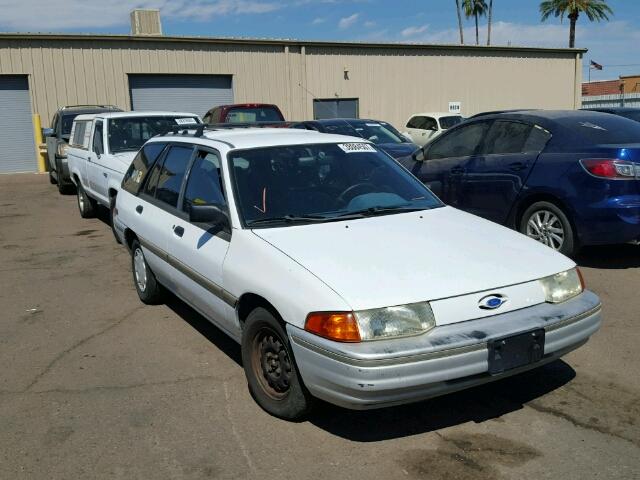 3FAPP15J2MR127801 - 1991 FORD ESCORT LX WHITE photo 1