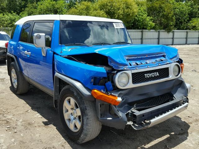 JTEZU11F870008857 - 2007 TOYOTA FJ CRUISER BLUE photo 1