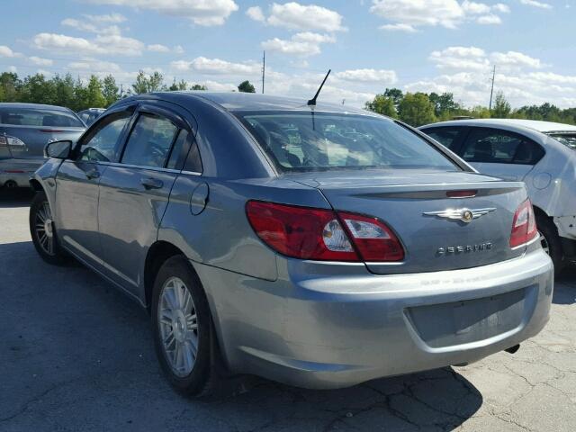 1C3LC56K87N531989 - 2007 CHRYSLER SEBRING GRAY photo 3