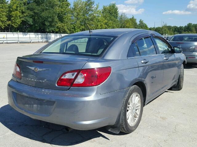 1C3LC56K87N531989 - 2007 CHRYSLER SEBRING GRAY photo 4