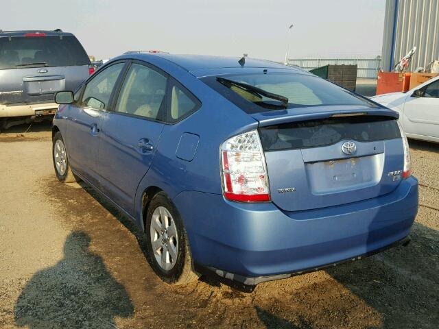 JTDKB20U377634258 - 2007 TOYOTA PRIUS BLUE photo 3