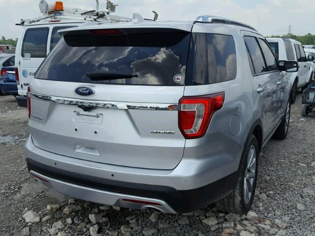 1FM5K7F87GGA79640 - 2016 FORD EXPLORER L 银色 照片 4