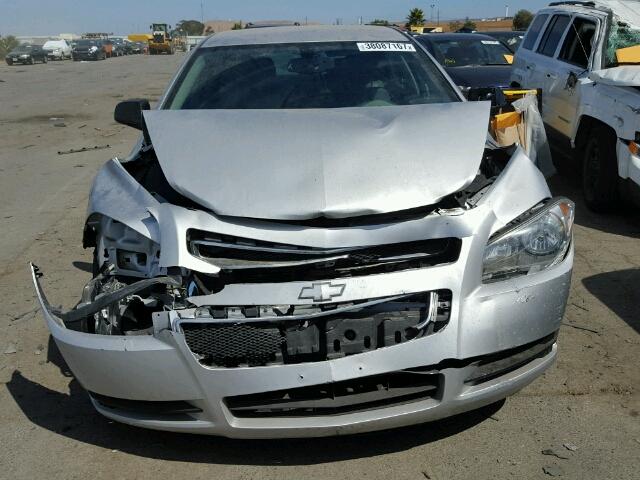 1G1ZA5E06CF384659 - 2012 CHEVROLET MALIBU LS SILVER photo 9