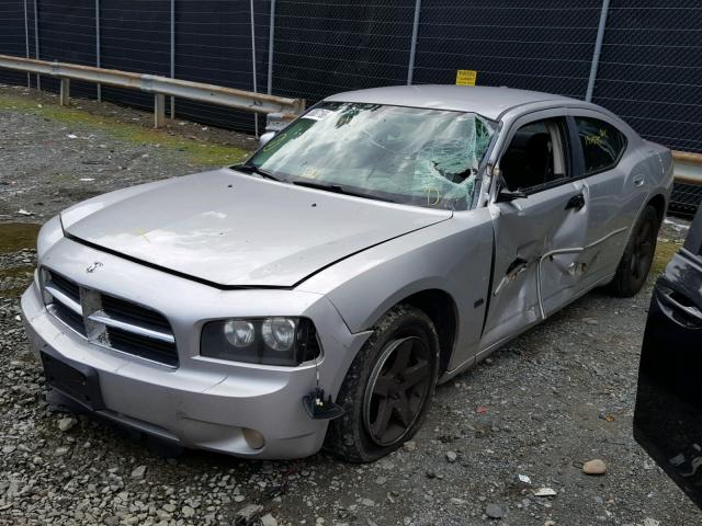2B3CA3CVXAH202488 - 2010 DODGE CHARGER SX SILVER photo 2