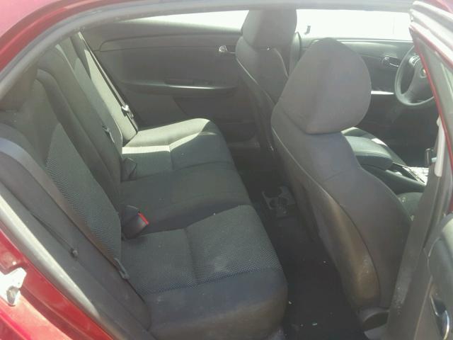 1G1ZC5E17BF288993 - 2011 CHEVROLET MALIBU 1LT RED photo 6