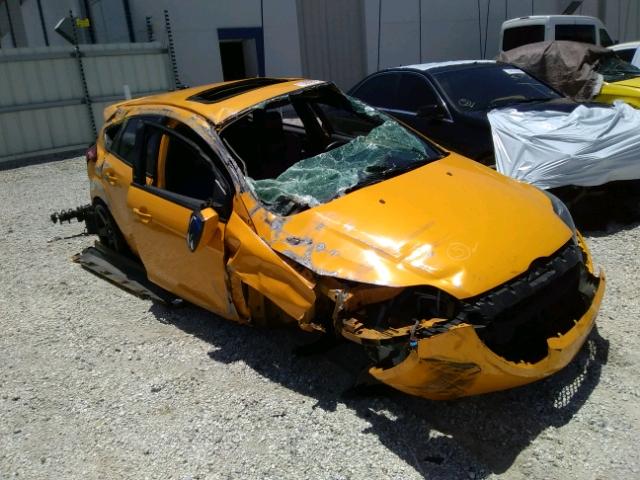 1FADP3L93DL282847 - 2013 FORD FOCUS ST YELLOW photo 1
