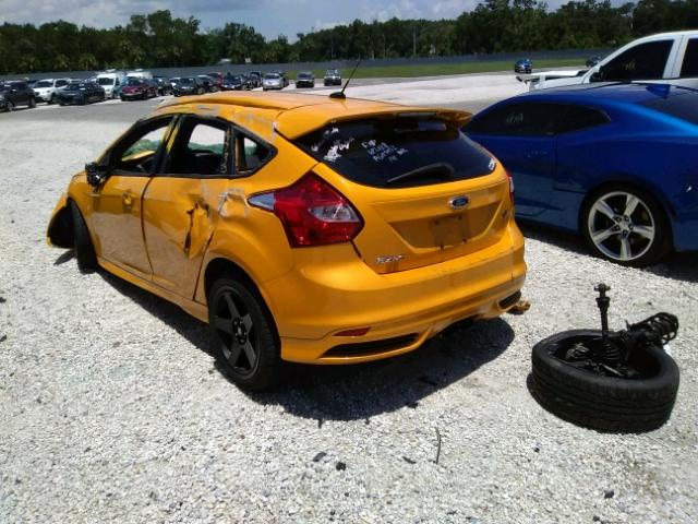1FADP3L93DL282847 - 2013 FORD FOCUS ST YELLOW photo 3