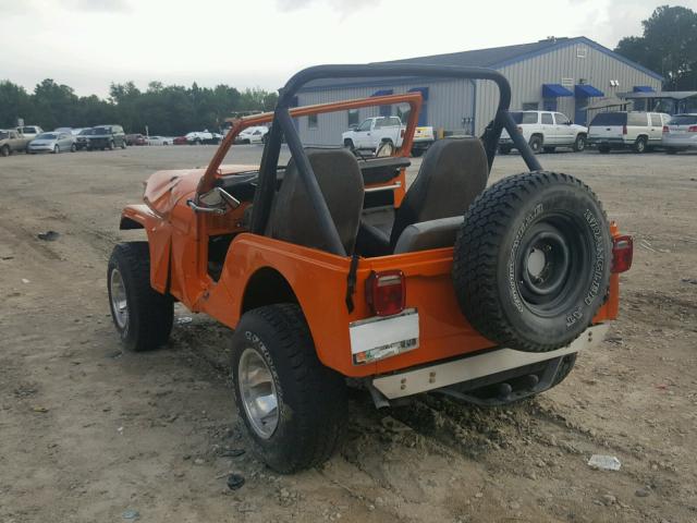 1JCBN85A1CT014307 - 1982 JEEP JEEP CJ5 ORANGE photo 3