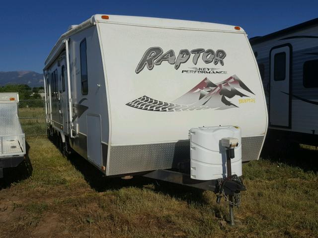 4YDT301316M856418 - 2006 RAPT TOY HAULER WHITE photo 1