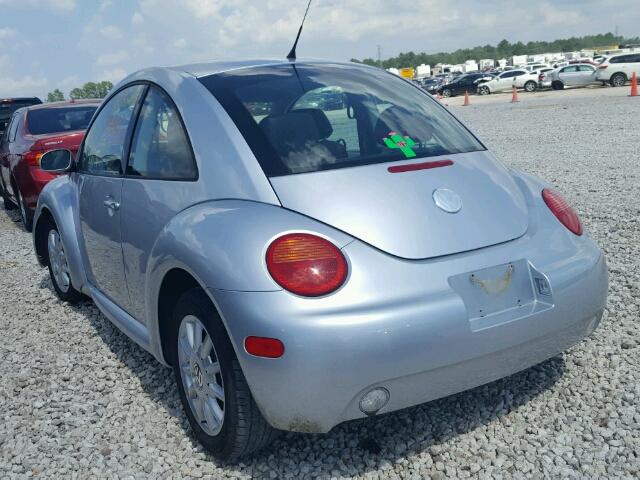 3VWCK31C34M408770 - 2004 VOLKSWAGEN NEW BEETLE 银色 照片 3