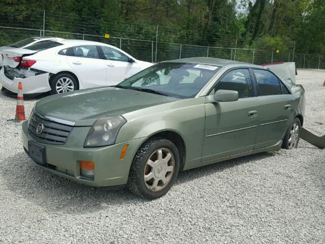 1G6DM577140100882 - 2004 CADILLAC CTS GREEN photo 2