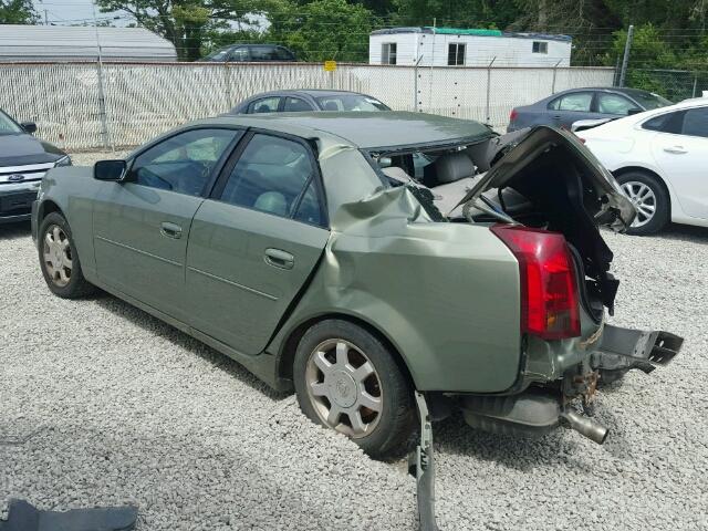 1G6DM577140100882 - 2004 CADILLAC CTS GREEN photo 3