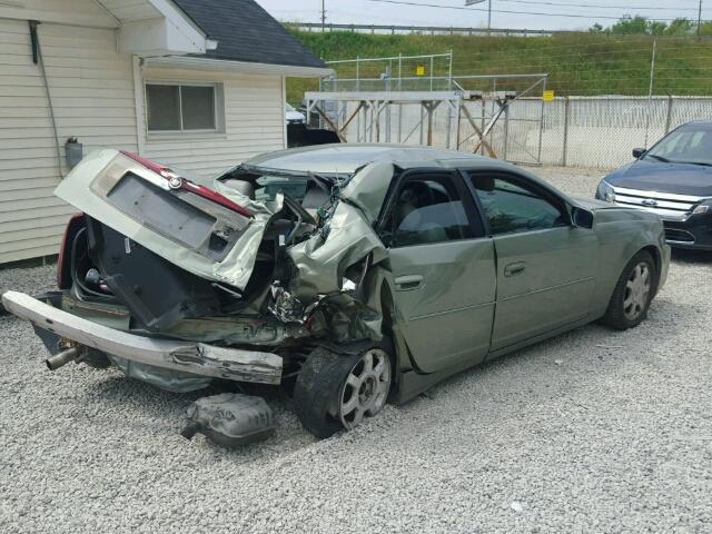 1G6DM577140100882 - 2004 CADILLAC CTS GREEN photo 4