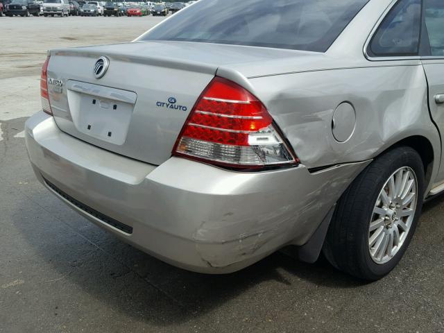 1MEFM42196G615916 - 2006 MERCURY MONTEGO PR 银色 照片 9