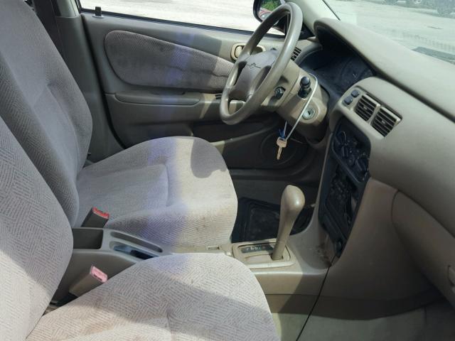 1Y1SK5283XZ418380 - 1999 CHEVROLET GEO PRIZM 勃艮第红 照片 5