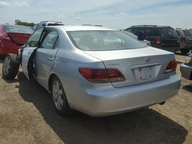 JTHBA30G355063347 - 2005 LEXUS ES 330 SILVER photo 3