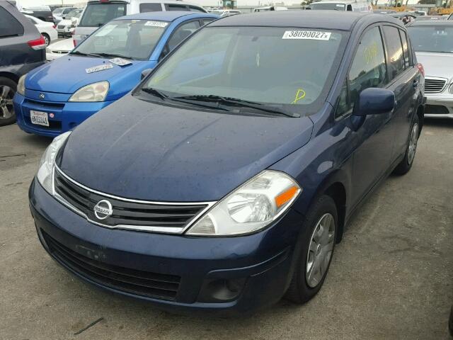 3N1BC1CP1CK258123 - 2012 NISSAN VERSA S BLUE photo 2