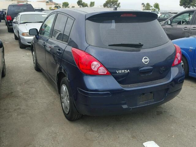 3N1BC1CP1CK258123 - 2012 NISSAN VERSA S BLUE photo 3