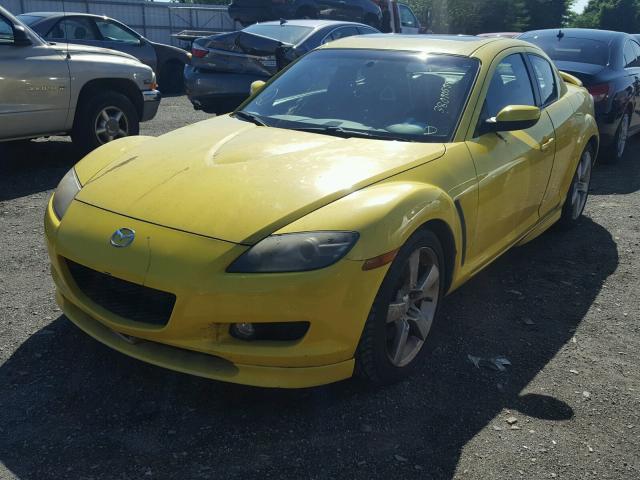 JM1FE173340122004 - 2004 MAZDA RX8 YELLOW photo 2