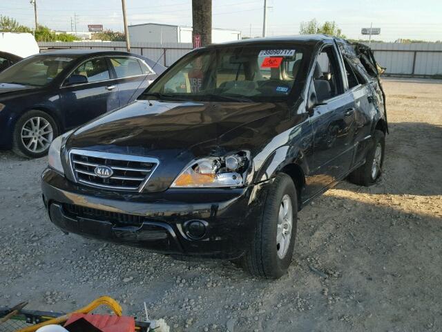 KNDJD735185798564 - 2008 KIA SORENTO EX BLACK photo 2