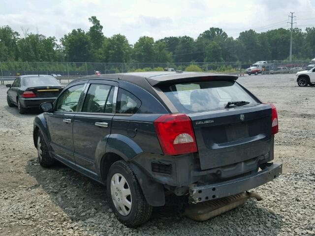 1B3HB28B07D384736 - 2007 DODGE CALIBER GRAY photo 3